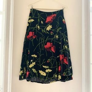 Floral Silk Skirt by Jason Wu - Size 4